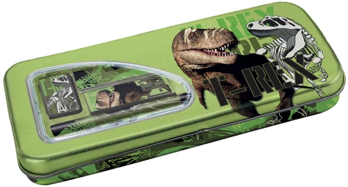 ΜΕΤΑΛΛΙΚΗ ΚΑΣΕΤΙΝΑ ΓΕΜΑΤΗ DINOSAUR (#231123)
