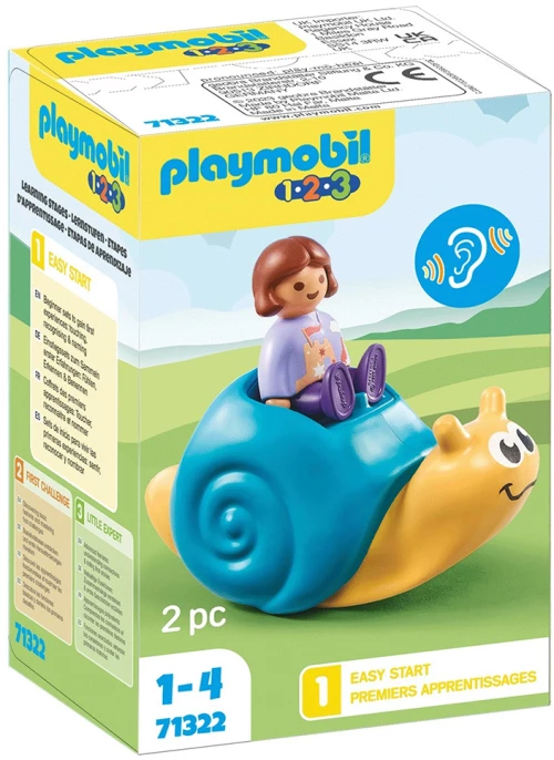 PLAYMOBIL 1.2.3. ΤΡΑΜΠΑΛΑ ΣΑΛΙΓΚΑΡΙ (#71322)