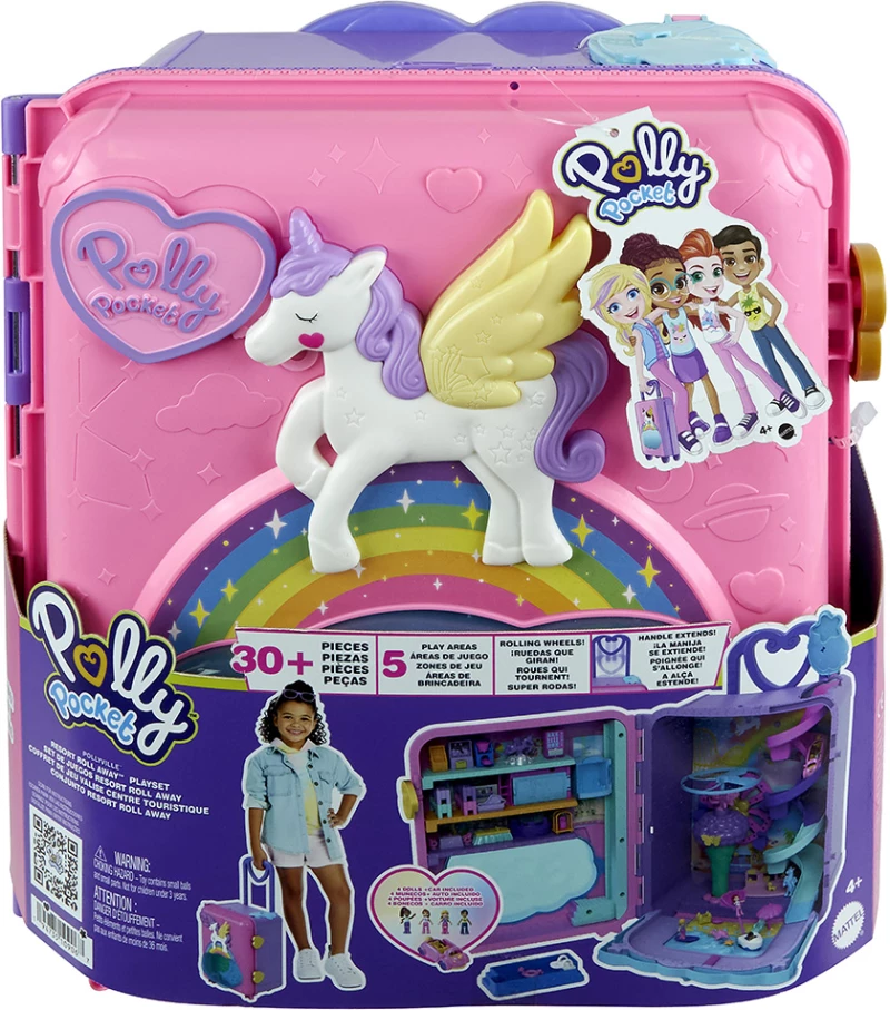POLLY POCKET POLLYVILLE ΒΑΛΙΤΣΑΚΙ ΛΟΥΝΑ ΠΑΡΚ (#HKV43)