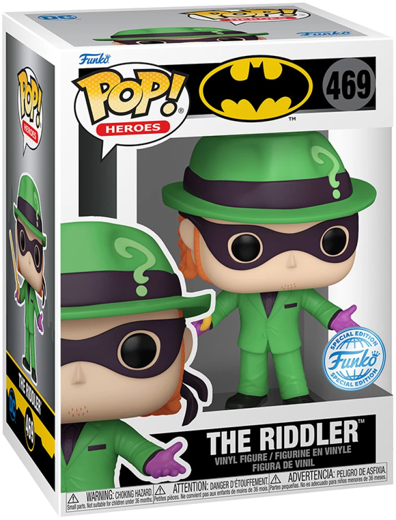 FUNKO POP! HEROES DC SUPER HEROES COMICS ΦΙΓΟΥΡΑ ΒΙΝΥΛΙΟΥ BATMAN THE RIDDLE 469 (#081250)