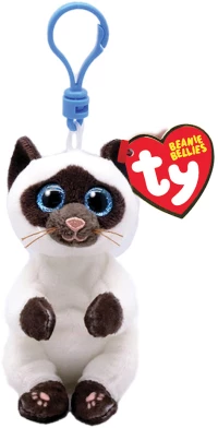 TY BEANIE BELLIES MISO ΧΝΟΥΔΩΤΟ ΜΕ ΚΛΙΠ ΓΑΤΟΥΛΑ ΣΙΑΜ ΜΠΕΖ ΚΑΙ ΚΑΦΕ 8,5 εκ. (#1607-43106)