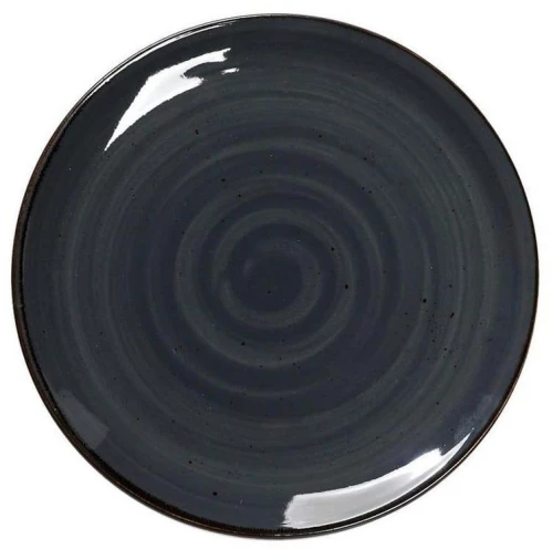 Πιάτο Πορσελάνινο Terra Ρηχό Σετ 6 τμχ Tlg102K6 Φ24,5cm Grey Espiel Πορσελάνη