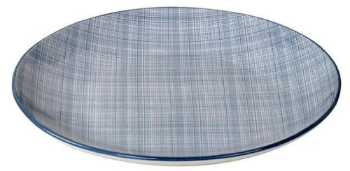 Πιάτο Linea Blue Φρούτου Σετ 6 τμχ Ata105K6 Φ21Cm. Κεραμικό Light Blue Espiel Κεραμικό