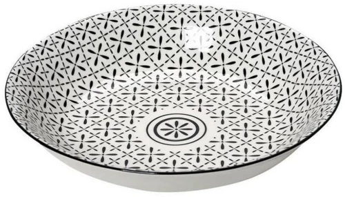 Πιάτο Layla Βαθύ Gui420K6 Φ23cm Black Espiel Κεραμικό