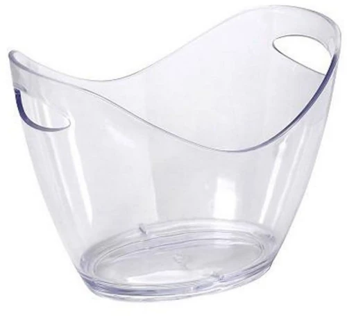 Σαμπανιέρα Οβάλ Μεγάλη 35Χ25.5Χ25.5cm Mpa104K8 Clear Espiel Πλαστικό