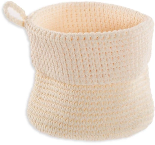 Καλάθι Maya 17x17cm Natural Nef-Nef Πολυέστερ