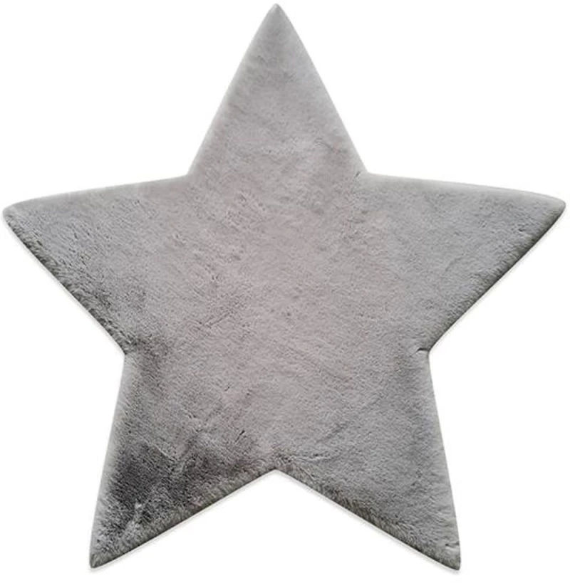 Χαλί Puffy FC6 Star Antislip Round Light Grey New Plan 160X160 Round