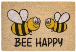Πατάκι Εισόδου Ruco Print 797 Bee Happy 40X60cm Beige Sdim 40Χ60