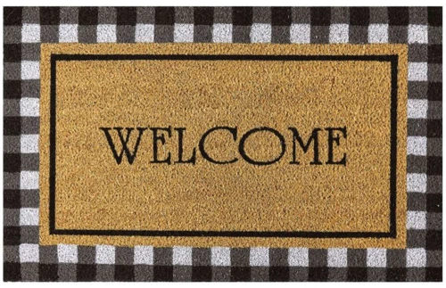 Πατάκι Εισόδου Freestyle XL 450 Welcome Blocks 50X80cm Black-White Sdim 50X80