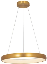 Φωτιστικό Οροφής 2054 Led 3000K 50W Φ60cm Brushed Gold Matt Αλουμίνιο,Ακρυλικό