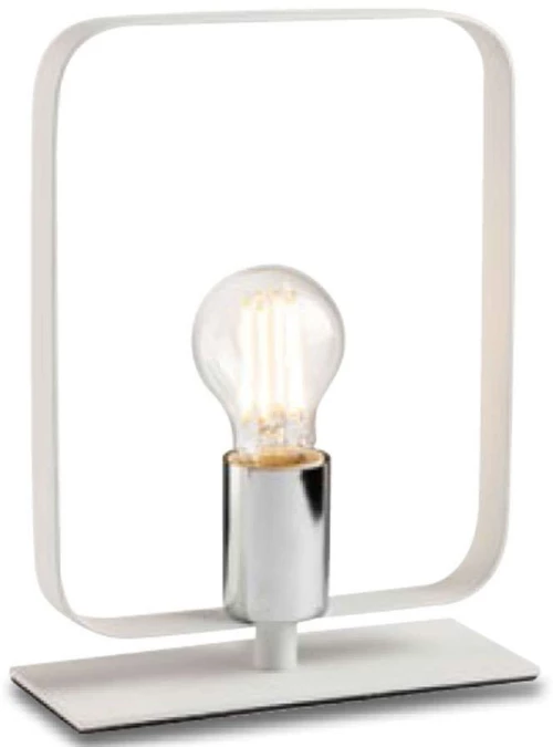 Φωτιστικό Επιτραπέζιο Smith I-SMITH-L1-BCO 1xE27 19,5x24,8cm White Luce Ambiente Design Μέταλλο