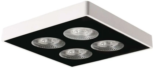 Πλαφονιέρα οροφής VK/04170CE/W/W 14,15x14,15cm Led 1080Lm 12W 3000K White VKLed