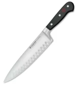 Μαχαίρι Chef Με Ραβδώσεις Classic 1040100220 20cm Black Wusthof Ανοξείδωτο Ατσάλι