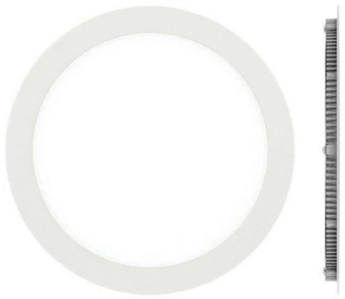 Πάνελ Led Χωνευτό Στρογγυλό VK/04074/W/D Φ17cm 12W 3000K White VKLed Στρόγγυλο