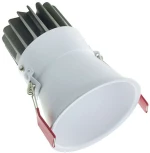 Σποτ Χωνευτό S075 Φ7,5x9,8cm Led 800Lm 10W 3000K White Στρόγγυλο