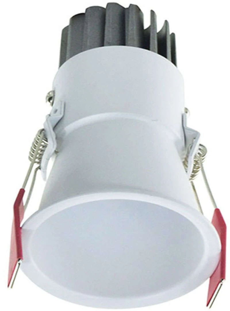 Σποτ Χωνευτό S073 Φ5,5x9,1cm Led 480Lm 6W 3000K White Στρόγγυλο