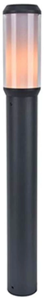 Φωτιστικό Δαπέδου Heros 7288201118 9,6x70cm E27 LED 15W Dark Grey Lutec