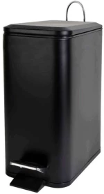 Κάδος Απορριμμάτων Erik 05393.001 5Lt Black Μέταλλο