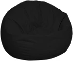Πουφ Timo Black Φ145