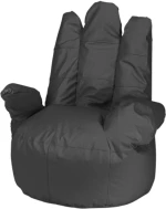 Πουφ Hando Black 74X70X80