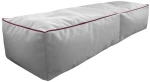 Πουφ Σκαμπό Plank L.Grey 150X50X30