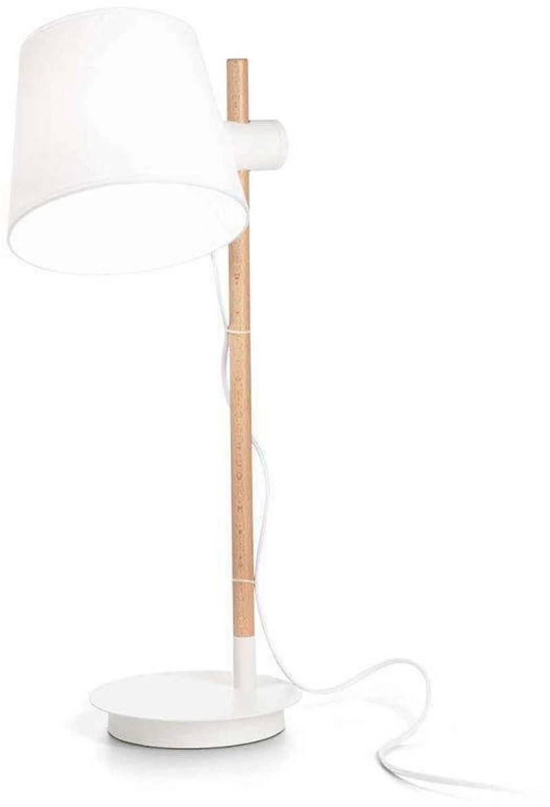 Φωτιστικό Επιτραπέζιο Axel 282091 20x27x66cm 1xE27 60W White Ideal Lux
