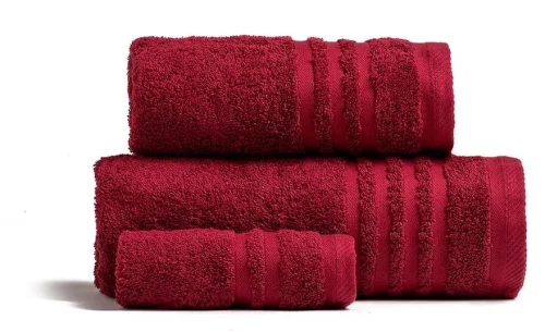 Πετσέτα Premio Bordeaux Melinen Σώματος 80x150cm 100% Βαμβάκι