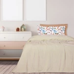 Κουβέρτα 1341 Velour Ivory Das Home Υπέρδιπλο 220x240cm Πολυέστερ