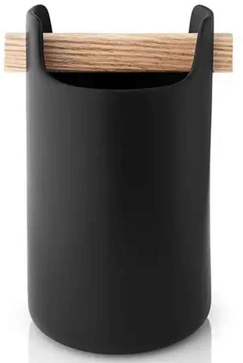 Θήκη Εργαλείων Κουζίνας 520425 15,6x12x21,5cm Natural-Black Eva Solo Κεραμικό,Ξύλο