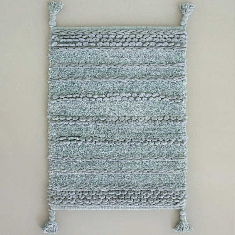 Πατάκι Μπάνιου Aster Sage Green Nima 50X80cm 100% Βαμβάκι
