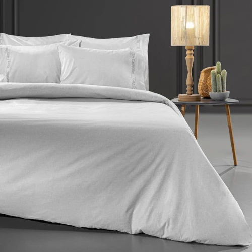 Σεντόνι Color Plus Με Λάστιχο Smoke Guy Laroche Υπέρδιπλο 160x232cm 100% Βαμβακερό Περκάλι