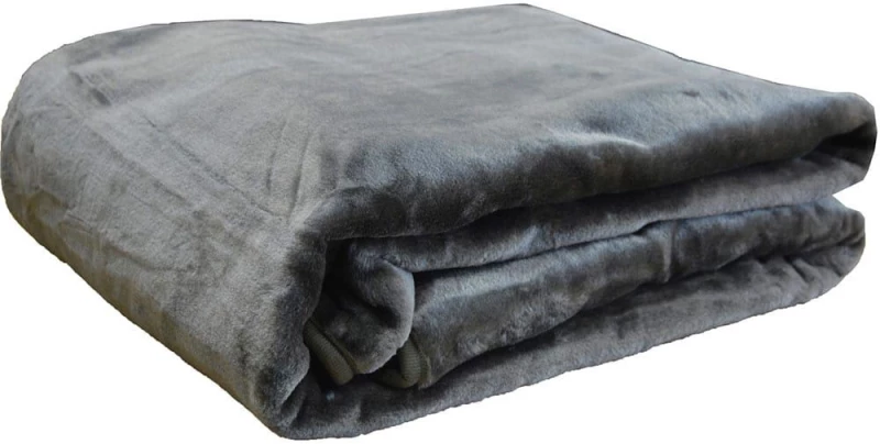 Κουβέρτα Βελουτέ 5 Anthracite Anna Riska King Size 240x260cm Πολυέστερ
