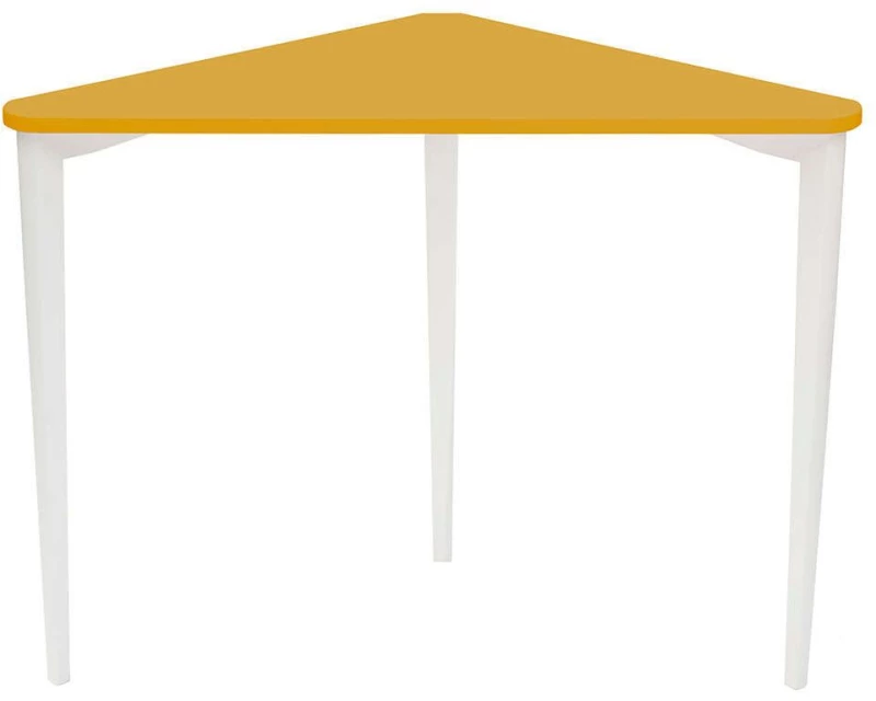 Γραφείο Γωνιακό Naja NAJAOWH5 114x85x75cm Yellow-White