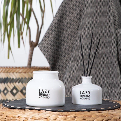 Αρωματικό Κερί Lazy Sunday Morning 425gr White Nef-Nef