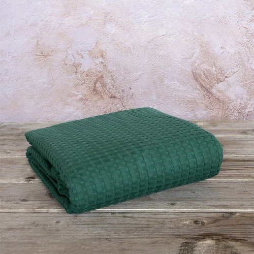 Κουβέρτα Habit Jungle Green Nima King Size 240x260cm 100% Βαμβάκι