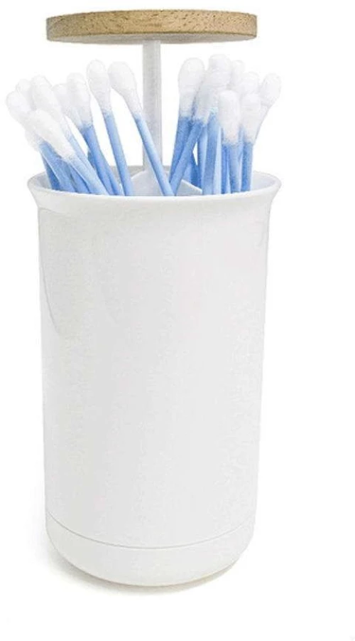 Θήκη Για Μπατονέτες Push & Up 26841 11,5x7x7cm White-Natural Balvi ABS