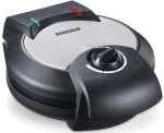Βαφλιέρα Λουλούδι 2103SEV 1300W Black-Silver Severin Ανοξείδωτο Ατσάλι