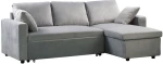 Καναπές Κρεβάτι Montreal Grey E9586,2 223X146X83 cm Ύφασμα