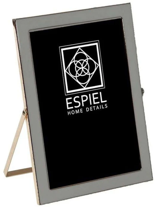 Κορνίζα FAM606 13x18cm Gold-Grey Espiel Μέταλλο