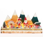 Χριστουγεννιάτικο Διακοσμητικό Επιτραπέζιο Led X1361104 30x7x16cm Με Μπαταρίες Multi Aca