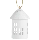 Στολίδι Χριστουγεννιάτικο Lighthouse RD0090681 7,3x12cm White-Gold Raeder