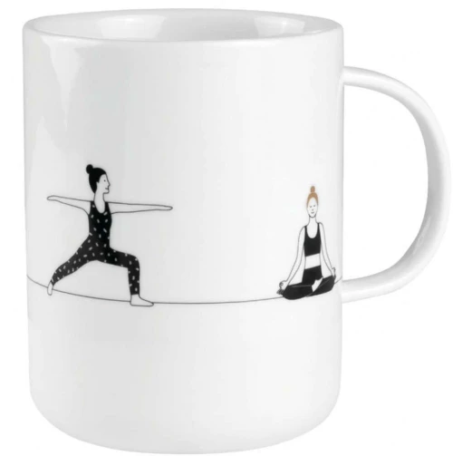 Κούπα Πορσελάνινη Yoga RD0017294 Φ8x10cm Multi Raeder Πορσελάνη