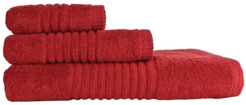 Πετσέτα Next 5005 Pennie Red Nexttoo Προσώπου 50x90cm 100% Βαμβάκι