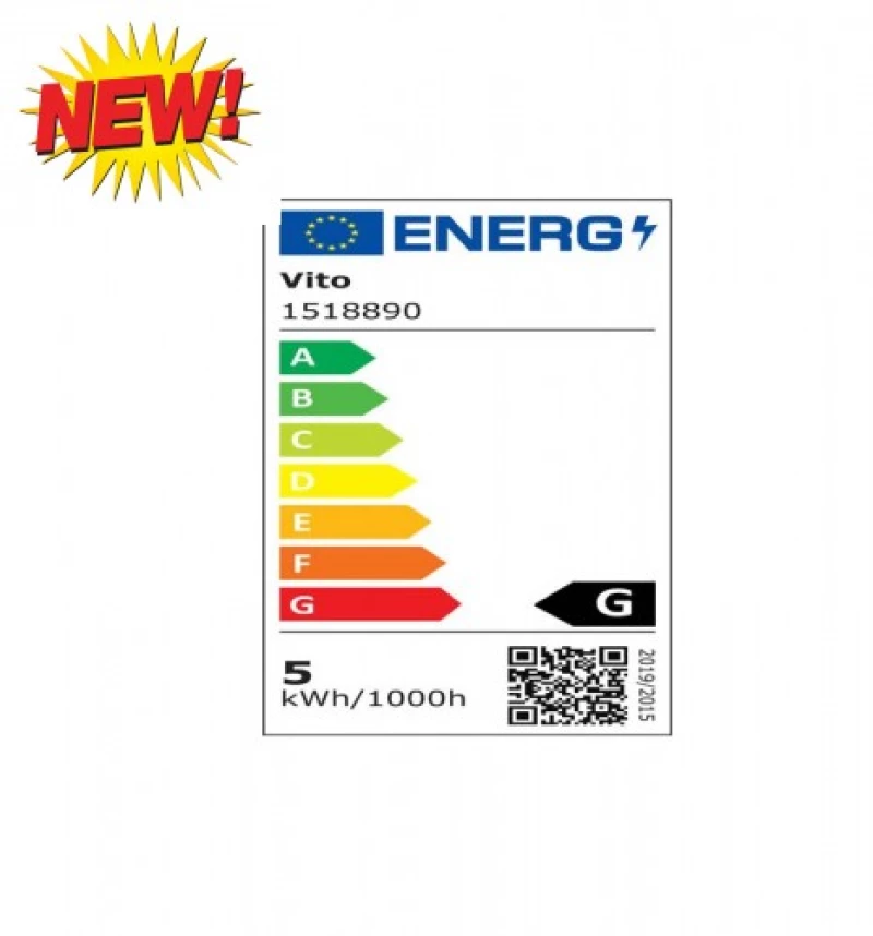 ΛΑΜΠΑ LED BASIS ΣΦΑΙΡΙΚΗ G45 E27 5W 390Lm 2700K VITO