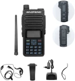 Ασύρματος Φορητός Πομποδέκτης VHF - UHF 10W 1 τμχ BAOFENG BF-H6 Μαύρο
