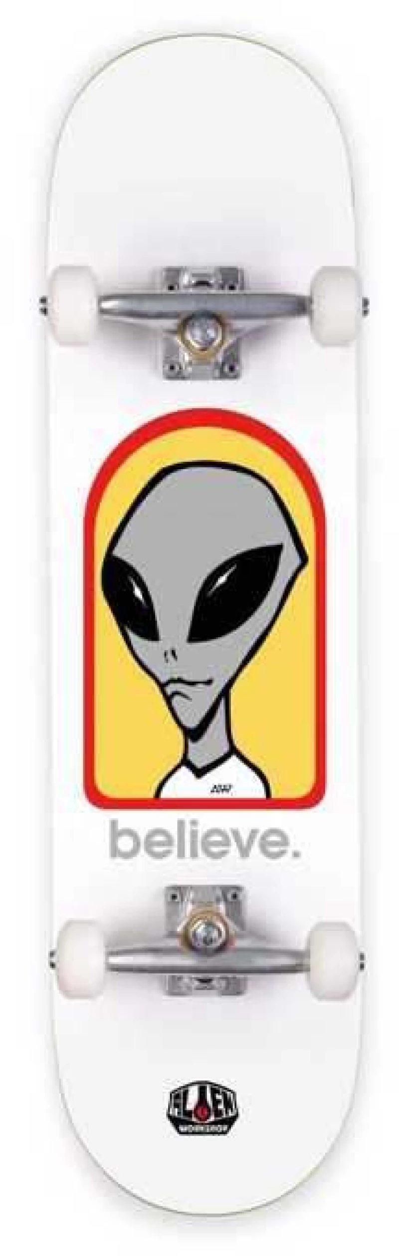 ALIEN WORKSHOP Believe Complete Skateboard 8' - Λευκό