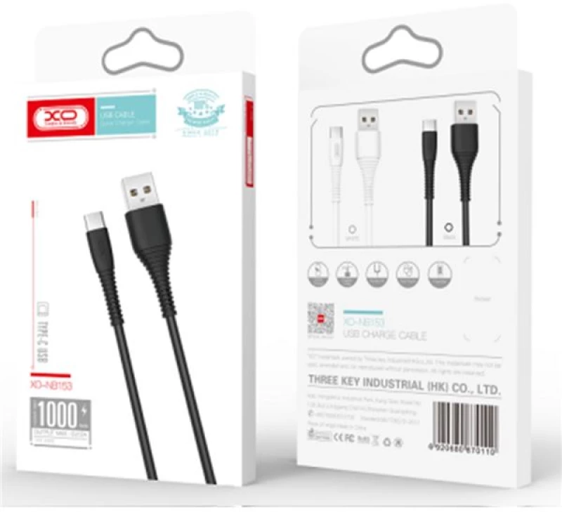 Xo nb156 usb καλώδιο for micro μαύρο