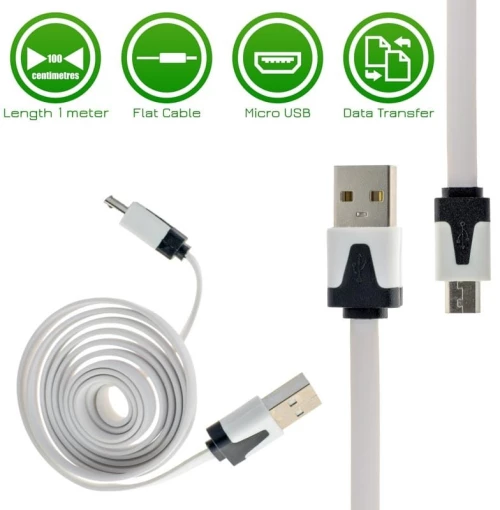 Καλώδιο Φόρτισης - Δεδομένων Micro Usb White