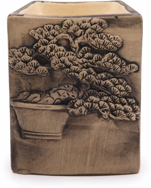 Αρωματιστής Hand Painted Bonsai Oil & Wax Burner Sand 10,5cm