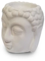 Αρωματιστής Λευκός με σχέδιο Βούδας - Oil & Wax Burner Buddha 8,5cm